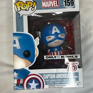 Marvel Captain America Funko Pop! (Blue, Red, White) Kohl's Exclusive